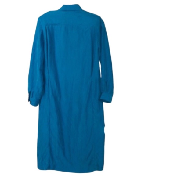 Schrader vintage 100% silk secretary shirt dress - Picture 2 of 6